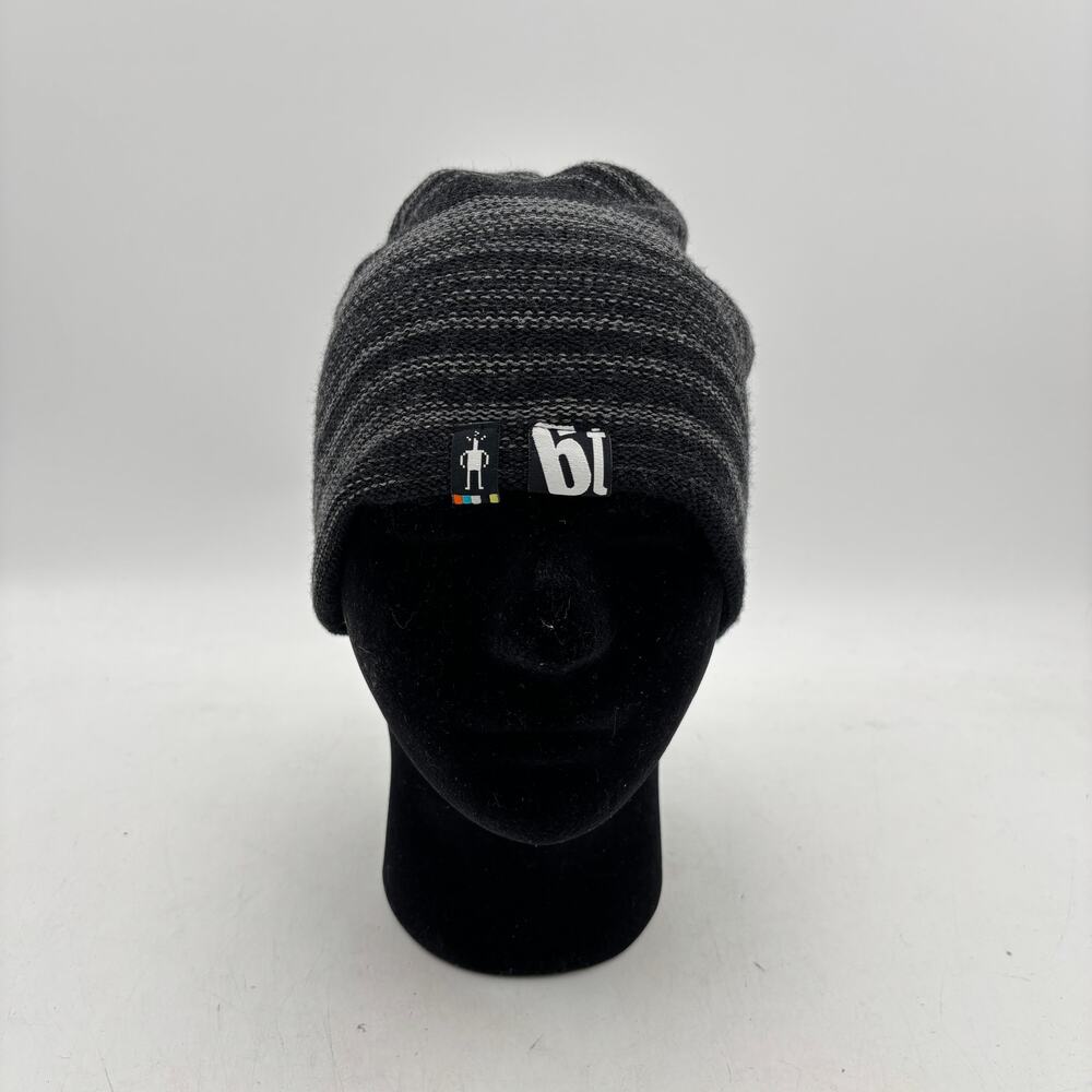 Smartwool Boundary Line Reversible Beanie Hat Merino Wool One Size Gorpcore